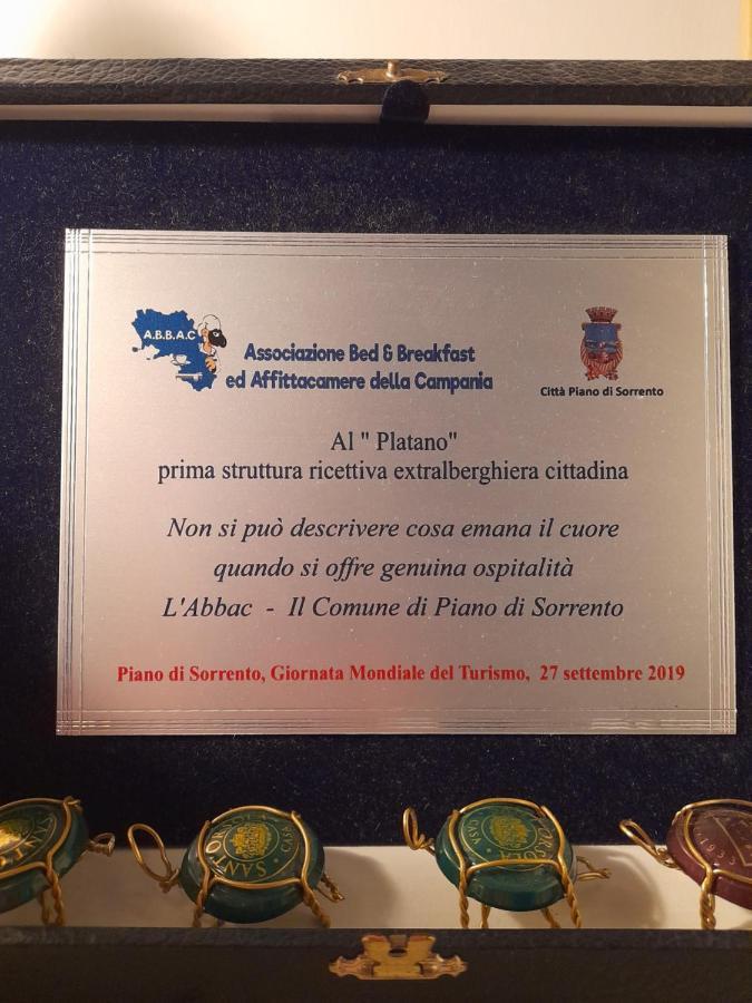 Il Platano Bed & Breakfast Piano di Sorrento Dış mekan fotoğraf